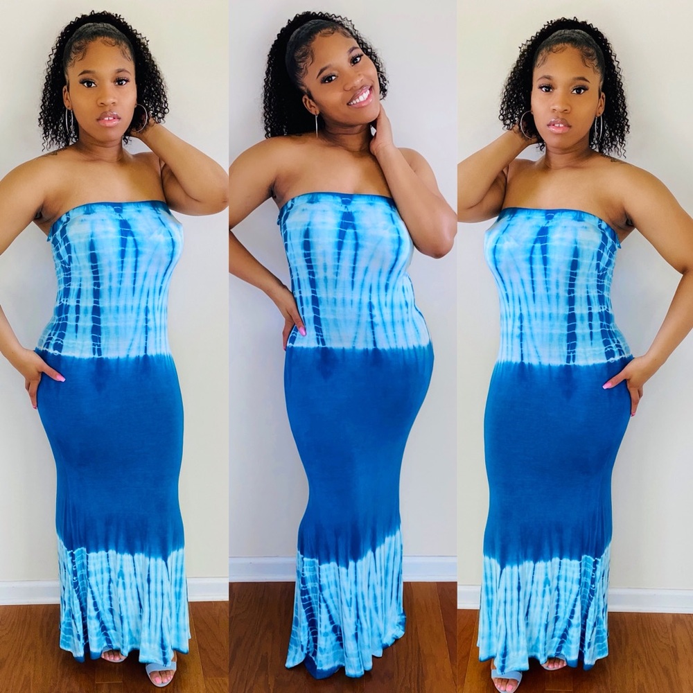 Blue Mystic Maxi Dress.